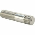 Bsc Preferred 18-8 Stainless Steel Vibration-Resistant Stud Threaded on Both Ends M8 x 1.25 mm Thread 35 mm Long 92386A916